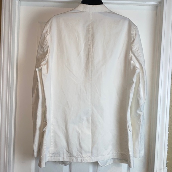 Cremieux Serengeti Collection White Linen Blazer - Picture 2 of 11